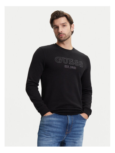 Guess Суитшърт M5YQ08 KCN01 Черен Regular Fit