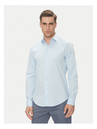 Calvin Klein Риза Essential LV019EU000 Светлосиньо Slim Fit