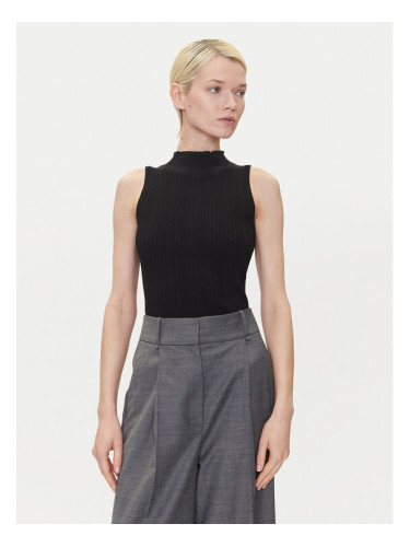 HUGO Блуза Sarepilk 50542597 Черен Slim Fit