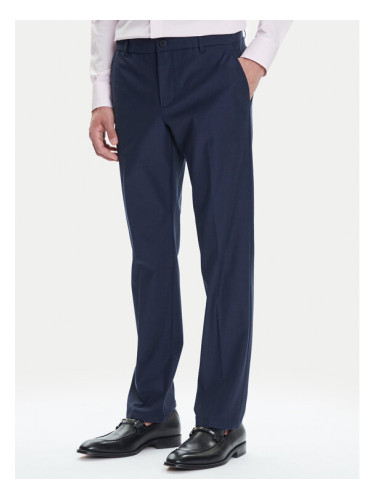 Guess Текстилни панталони M4YB01 WG9Z2 Тъмносин Slim Fit