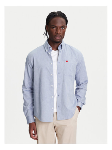 HUGO Риза Evito 50479302 Син Slim Fit
