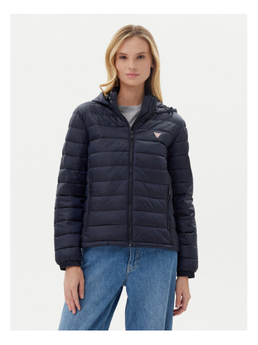 Guess Jeans Преходно яке W5RL99 WHAB2 Тъмносин Regular Fit