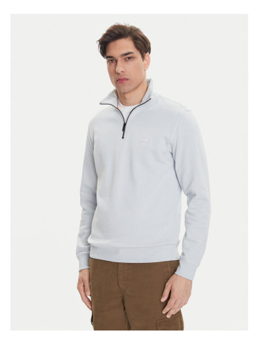 BOSS Суитшърт Zetrust 50468926 Сив Regular Fit