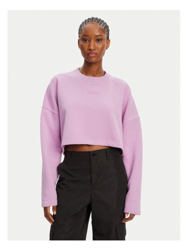 HUGO Суитшърт Derissa_B 50545035 Розов Relaxed Fit
