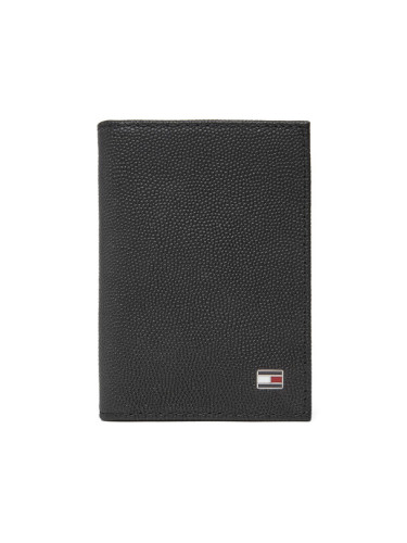 Tommy Hilfiger Портфейл Th Flag Bifold AM0AM13522 Черен