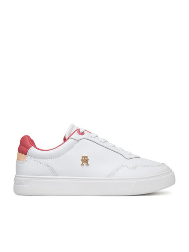 Tommy Hilfiger Сникърси Essential Elevated Court Sneaker FW0FW08680 Бял