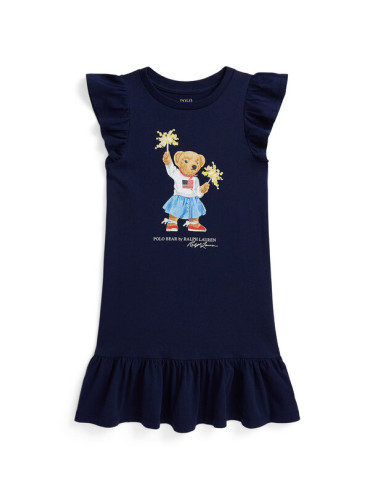 Polo Ralph Lauren Ежедневна рокля 312971136001 Тъмносин Regular Fit