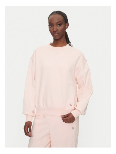 Calvin Klein Jeans Суитшърт LV047B238G Розов Regular Fit