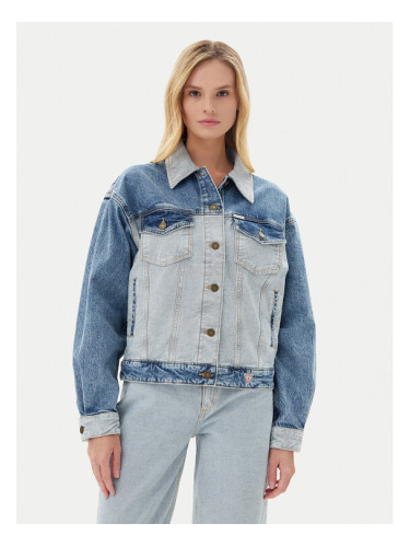Guess Jeans Дънково яке W5YN56 D5M56 Син Regular Fit