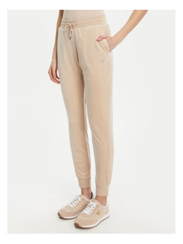 Guess Долнище анцуг V3BB27 K0232 Бежов Regular Fit