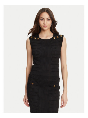 Guess Блуза W5YR12 Z0130 Черен Regular Fit