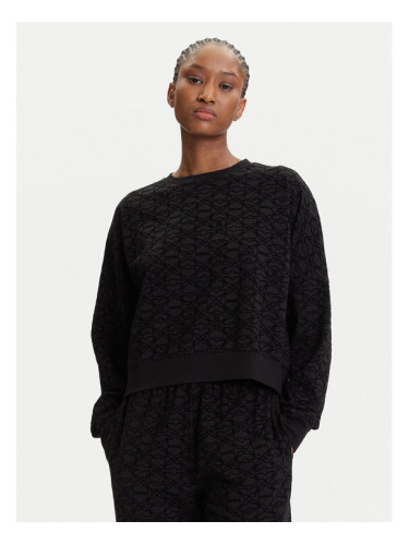 HUGO Суитшърт 50545210 Черен Regular Fit