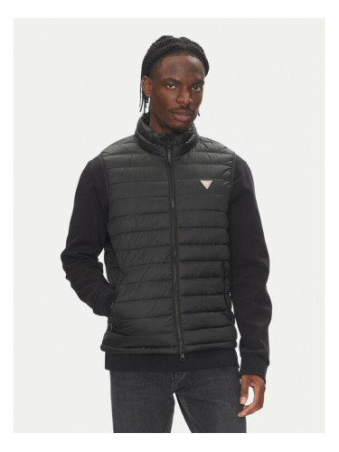 Guess Jeans Жилетка за костюм M5RN55 WHAB2 Черен Regular Fit