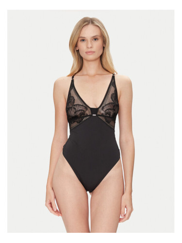 BOSS Боди Peony Lace 50545017 Черен