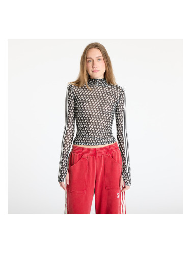 Тениска adidas x Avavav Mesh Aop Top Black/ Black S