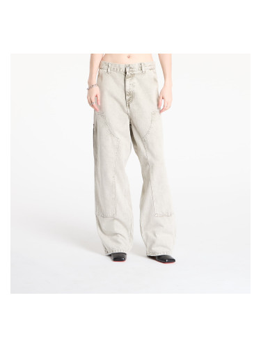 Панталони Carhartt WIP W' Brandon Double Knee Pant Opuntia Chalk Wash L