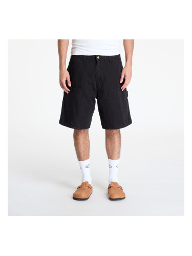 Къси панталони Carhartt WIP Double Knee Short Black Stone Washed 28