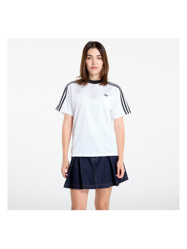 Тениска adidas Adicolor Football Jacquard T-Shirt White L