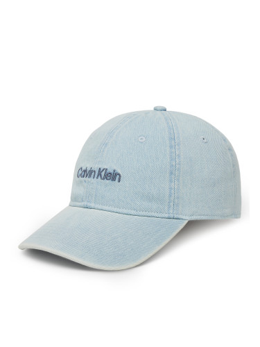 Шапка с козирка Calvin Klein Small Monogram LV04K5065G Син