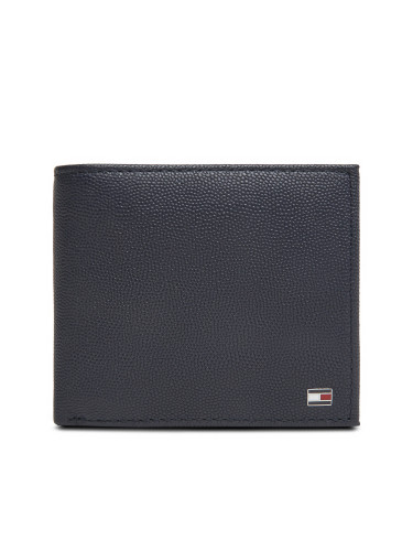 Портфейл Tommy Hilfiger Th Flag Cc Flap And Coin AM0AM13520 Тъмносин
