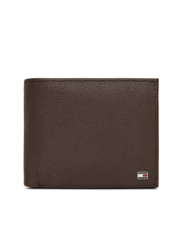 Портфейл Tommy Hilfiger Th Flag Cc Flap And Coin AM0AM13520 Кафяв