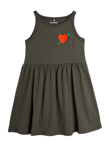 MINI RODINI Ежедневна рокля 2525010799 Черен Regular Fit