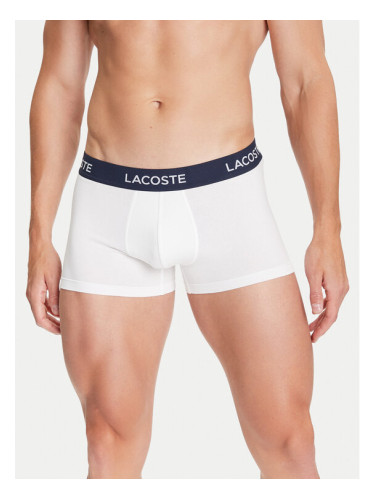 Lacoste Комплект 5 чифта боксери 5H1292 Бял