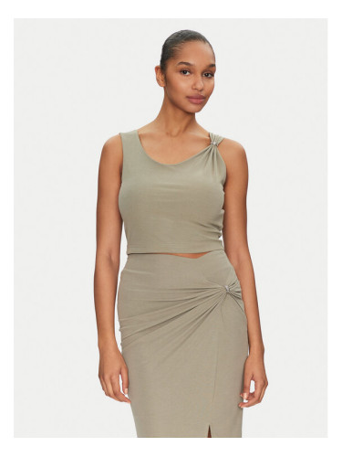 Guess топ W5GP22 KAQL2 Зелен Regular Fit