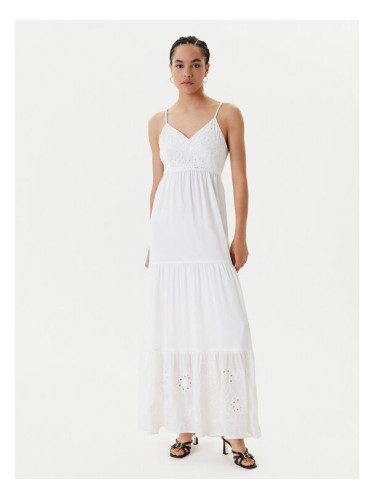 Morgan Лятна рокля 242-ROUBI Бял Loose Fit