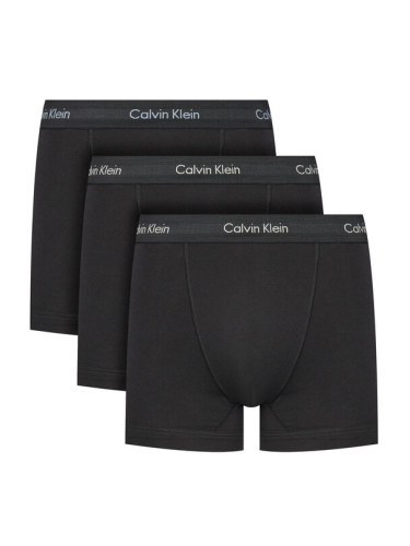 Calvin Klein Underwear Комплект 3 чифта боксерки 0000U2662G Черен