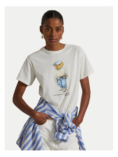 Polo Ralph Lauren Тишърт 211965107001 Бял Regular Fit