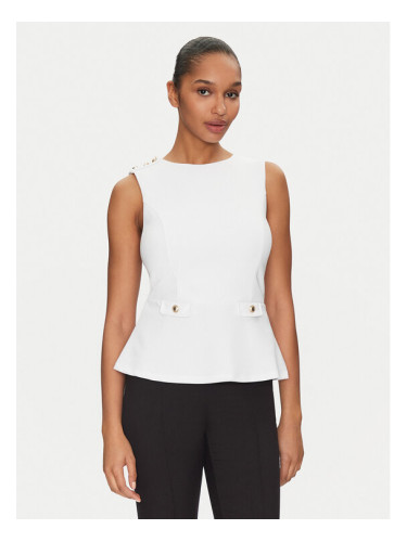 Guess Блуза W5GP54 KCBO2 Бял Regular Fit