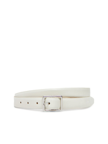 Calvin Klein Дамски колан Classic Square Buckle Belt 20Mm LV04F7036G Бял