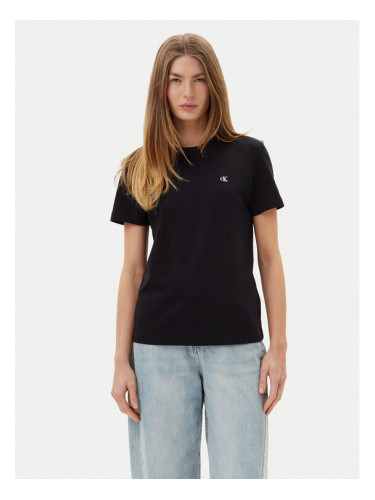 Calvin Klein Jeans Тишърт LV047B224G Черен Regular Fit