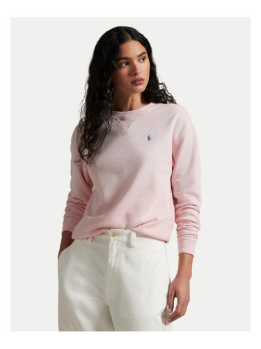 Polo Ralph Lauren Суитшърт 211935582016 Розов Regular Fit