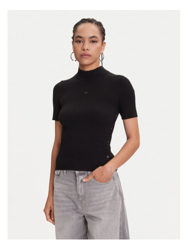 Miss Sixty Поло 6S1RJ37100 Черен Slim Fit