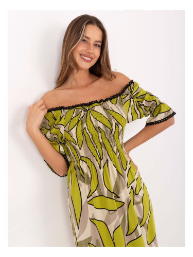 Dress-LK-SK-510095.89-khaki