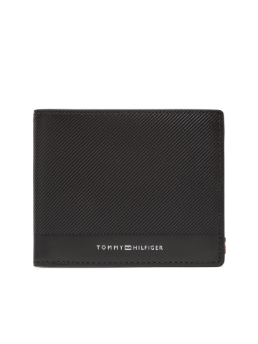 Портфейл Tommy Hilfiger Th Foundation Cc And Coin AM0AM13508 Черен