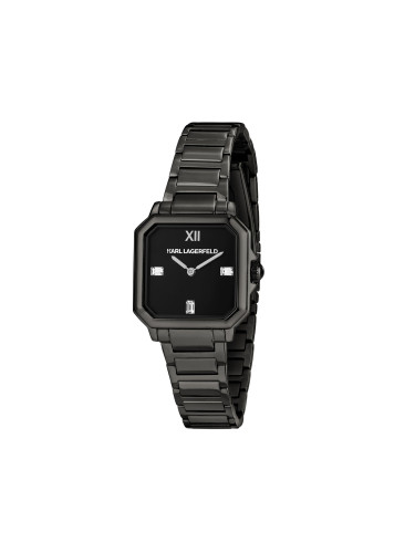 Часовник KARL LAGERFELD R0553102504 Черен