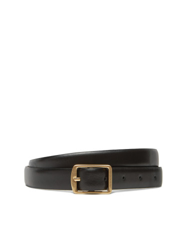 Дамски колан Calvin Klein Classic Square Buckle Belt 20Mm LV04F7036G Черен
