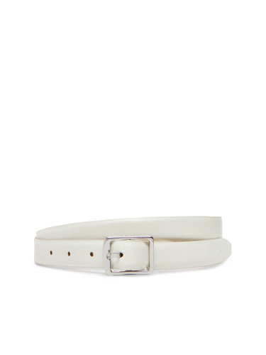 Дамски колан Calvin Klein Classic Square Buckle Belt 20Mm LV04F7036G Бял