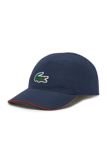 Шапка с козирка Lacoste RK6388 Тъмносин