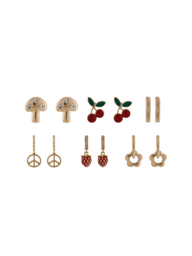 Комплект чифта обеци Aldo Charmiies 13994892 Златист