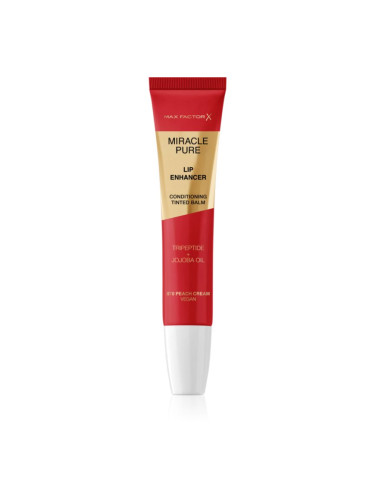 Max Factor Miracle Pure Lip Enhancer хидратиращ блясък за устни цвят 070 Peach Cream 12 мл.