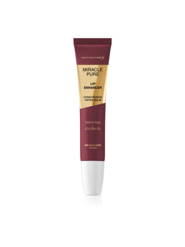 Max Factor Miracle Pure Lip Enhancer хидратиращ блясък за устни цвят 060 Acai Haze 12 мл.
