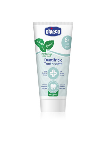 Chicco Toothpaste Mild Mint детска паста за зъби 6+ години 1 бр.