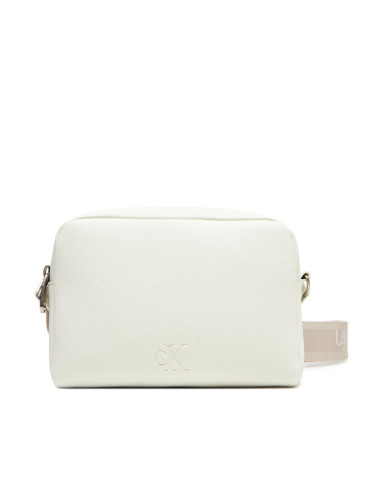 Calvin Klein Jeans Дамска чанта Ultralight Ew Dble Zip Camera Ba LV04K3124G Бял