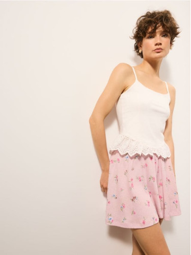 Mohito - Топ с презрамки - кремaво