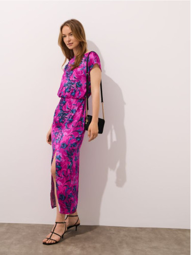 Mohito - Макси рокля от вискоза - фуксия