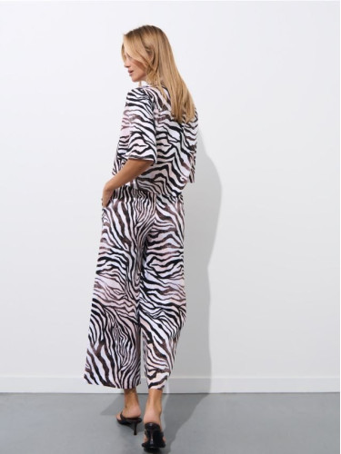 Mohito - Панталон от вискоза - черен